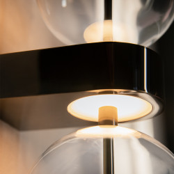 SIENINIS LED ŠVIESTUVAS DOUBLE MOON 8W DŪMINTO STIKLO SPALVOS pristatymas