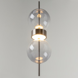 PAKABINAMAS LED ŠVIESTUVAS DOUBLE MOON 8W DŪMINTO STIKLO SPALVOS pristatymas