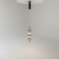 PAKABINAMAS LED ŠVIESTUVAS DOUBLE MOON 8W DŪMINTO STIKLO SPALVOS kaina