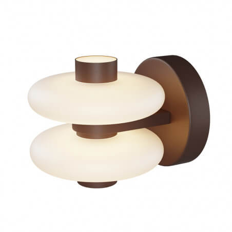 SIENINIAI LED ŠVIESTUVAS MAYTONI NUVEM 8W RUDAS MOD497WL-L8BRK