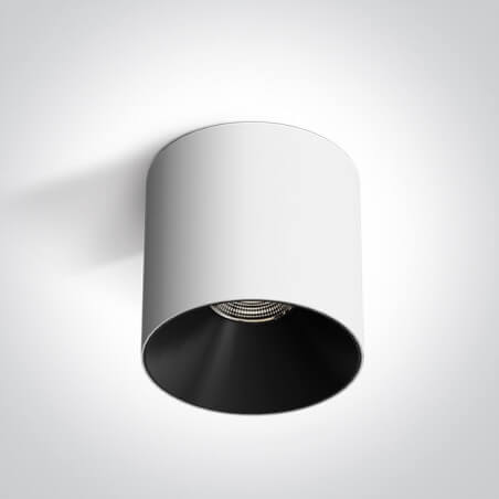 LUBINIS LED ŠVIESTUVAS ONE LIGHT 12118R/W/V 18W BALTAS