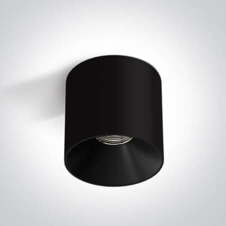 LUBINIS LED ŠVIESTUVAS ONE LIGHT 12118R/B/V 18W JUODAS