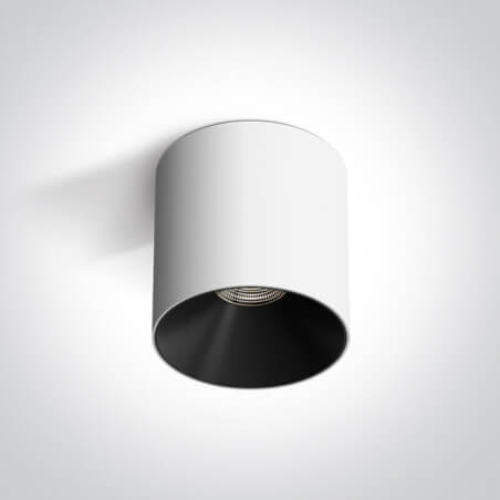 LUBINIS LED ŠVIESTUVAS ONE LIGHT 12110R/W/V 10W BALTAS