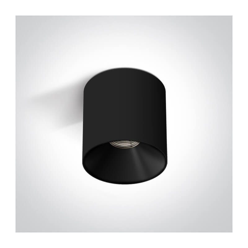 LUBINIS LED ŠVIESTUVAS ONE LIGHT 12110R/B/V 10W JUODAS