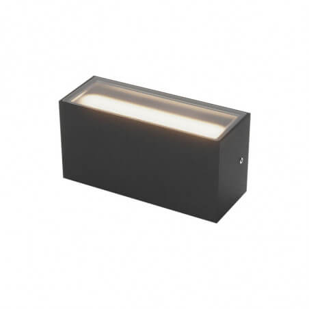 SIENINIS LED ŠVIESTUVAS REDO LIMAS L22 24W CCT JUODAS 91226