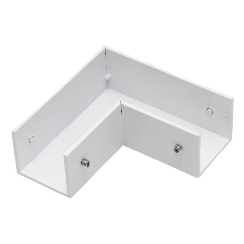 KAMPINIS SUJUNGIMAS MAGNETINEI SISTEMAI AZZARDO TRACK IP65 BALTAS AZ6939