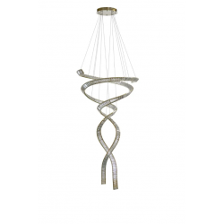 PAKABINAMAS LED ŠVIESTUVAS SPARK SPIRAL D110 280W AUKSO SPALVOS