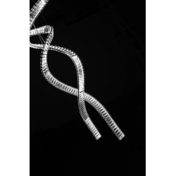 PAKABINAMAS LED ŠVIESTUVAS SPARK SPIRAL D110 280W CHROMO SPALVOS internetu