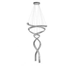 PAKABINAMAS LED ŠVIESTUVAS SPARK SPIRAL D110 280W CHROMO SPALVOS