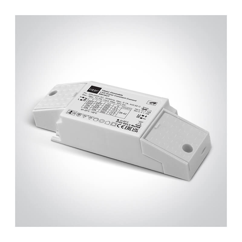 Dimeriuojamas TRIAC maitinimo šaltinis 200-250-300-350mA 5-14W 16UT