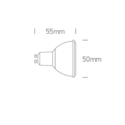 LED LEMPUTĖ GU10 6W CRI97 3000K DIMERIUOJAMA kaina