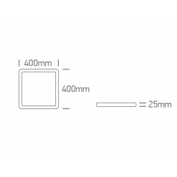 LUBINIS LED ŠVIESTUVAS 62020KU/W/V 32W CCT BALTAS