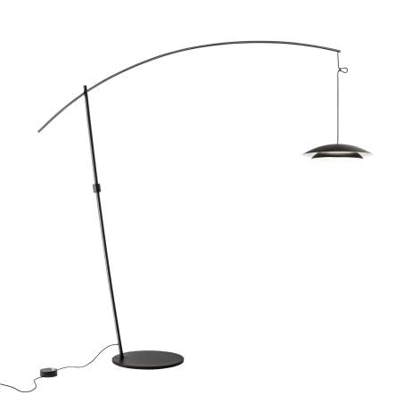 PASTATOMAS ŠVIESTUVAS NOWAY 25,4W JUODAS PUSH DIM 25-8566-05-05