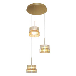 PAKABINAMAS LED ŠVIESTUVAS LUXE 3 34W ŽALVARIO | GINTARO SPALVOS