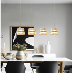PAKABINAMAS LED ŠVIESTUVAS LUXE 4 46W ŽALVARIO | GINTARO SPALVOS pigiau