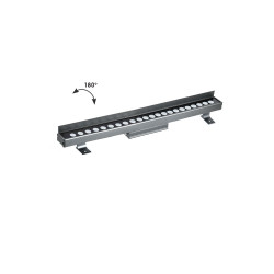 SIENINIS LED ŠVIESTUVAS MARVEL WALL WASHER L60 13W TAMSIAI PILKAS