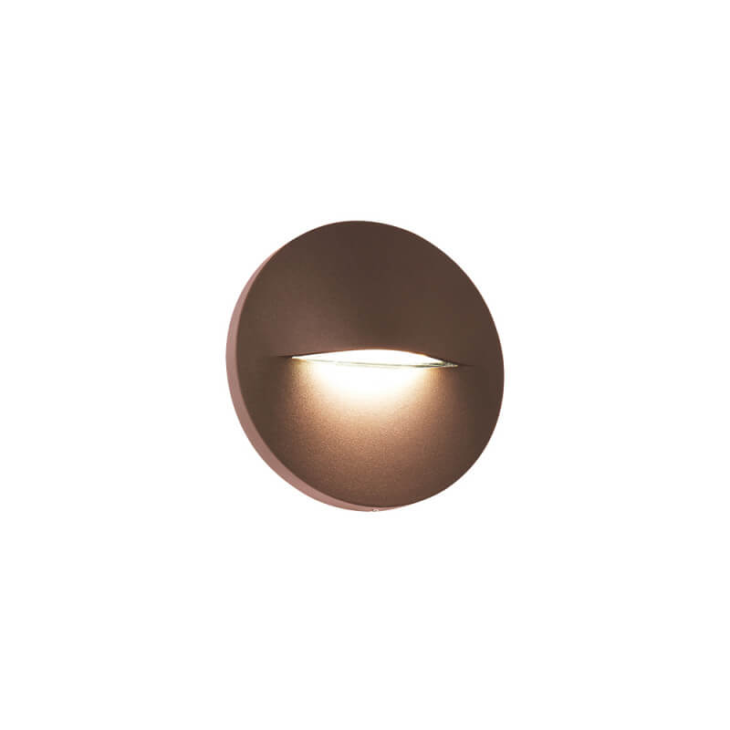 SIENINIS LED ŠVIESTUVAS VIOKEF VITA ROUND 3W RUDAS 4298301