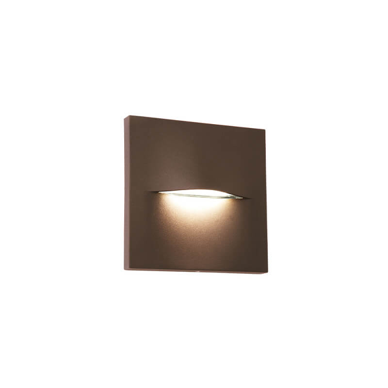 SIENINIS LED ŠVIESTUVAS VIOKEF VITA SQUARE 3W RUDAS 4298401