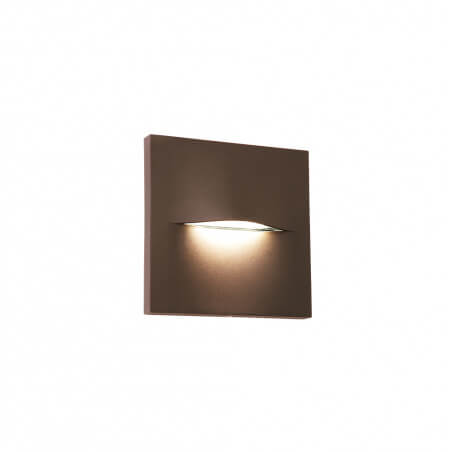SIENINIS LED ŠVIESTUVAS VIOKEF VITA SQUARE 3W RUDAS 4298401