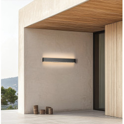 SIENINIS LED ŠVIESTUVAS MONTANA L60 20W TAMSIAI PILKAS kaina