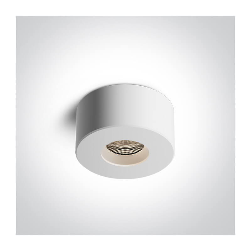 Šviestuvas lubinis apvalus baltas One Light 12107VA/W /W