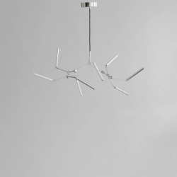 PAKABINAMAS LED ŠVIESTUVAS STICK MINI L124 30W CHROMO SPALVOS