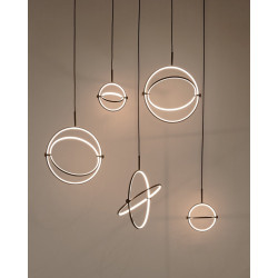 PAKABINAMAS LED ŠVIESTUVAS MARU D60 30W CHROMOS SPALVOS skubiai