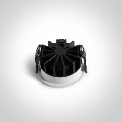 ĮLEIDŽIAMAS LED ŠVIESTUVAS 10110DH/W/V 10W CCT BALTAS kaina