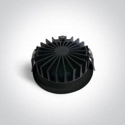 ĮLEIDŽIAMAS LED ŠVIESTUVAS 10120DH/B/V 20W CCT JUODAS kaina