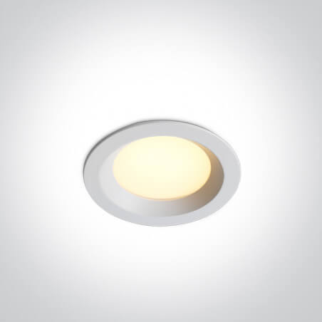ĮLEIDŽIAMAS LED ŠVIESTUVAS ONE LIGHT 10110BX/W/V 10W CCT BALTAS