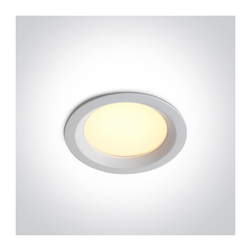 ĮLEIDŽIAMAS LED ŠVIESTUVAS ONE LIGHT 10115BX/W/V 15W CCT BALTAS 10115BX/W/V