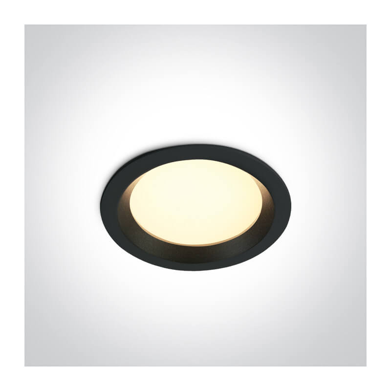 ĮLEIDŽIAMAS LED ŠVIESTUVAS ONE LIGHT 10115BX/B/V 15W CCT JUODAS