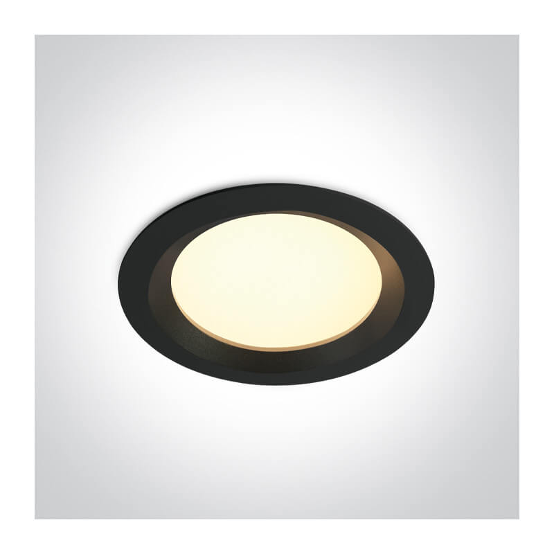 ĮLEIDŽIAMAS LED ŠVIESTUVAS ONE LIGHT 10125BX/B/V 25W CCT JUODAS