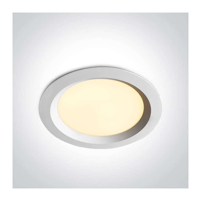 ĮLEIDŽIAMAS LED ŠVIESTUVAS ONE LIGHT 10130BX/W/V 30W CCT BALTAS