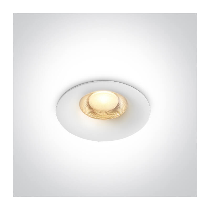 ĮLEIDŽIAMAS LED ŠVIESTUVAS ONE LIGHT 10112GA/W/V 12W CCT BALTAS