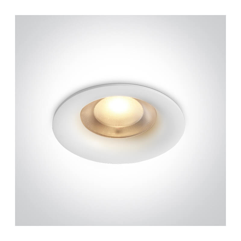 ĮLEIDŽIAMAS LED ŠVIESTUVAS ONE LIGHT 10118GA/W/V 18W CCT BALTAS