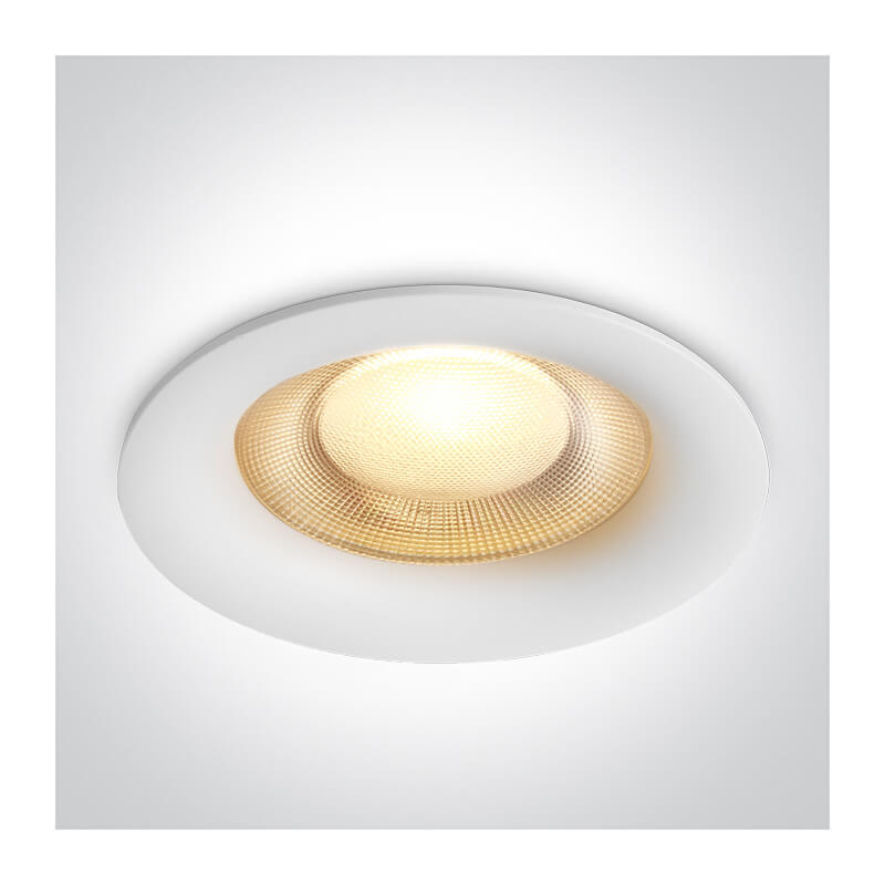 ĮLEIDŽIAMAS LED ŠVIESTUVAS ONE LIGHT 10135GA/W/V 35W CCT BALTAS