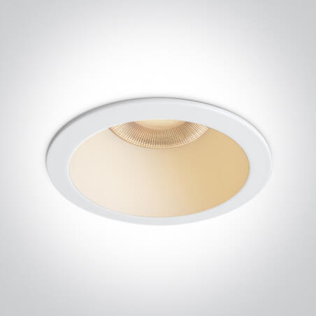 ĮLEIDŽIAMAS LED ŠVIESTUVAS ONE LIGHT 10112G/W/V 12W CCT BALTAS