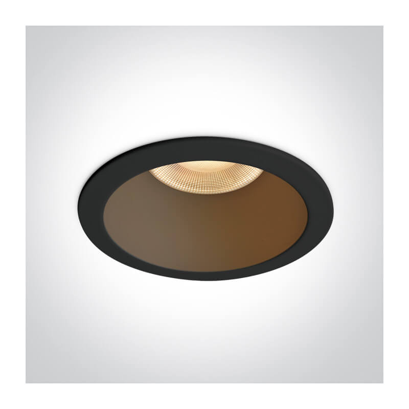 ĮLEIDŽIAMAS LED ŠVIESTUVAS ONE LIGHT 10112G/B/V 12W CCT JUODAS 10112G/B/V