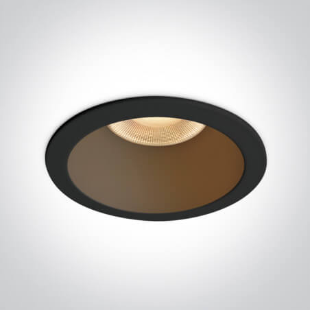 ĮLEIDŽIAMAS LED ŠVIESTUVAS ONE LIGHT 10112G/B/V 12W CCT JUODAS 10112G/B/V