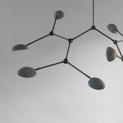 PAKABINAMAS ŠVIESTUVAS DROP CHANDELIER L111 OXIDIZED pigiau