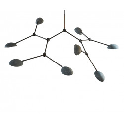 PAKABINAMAS ŠVIESTUVAS DROP CHANDELIER L111 OXIDIZED kaina