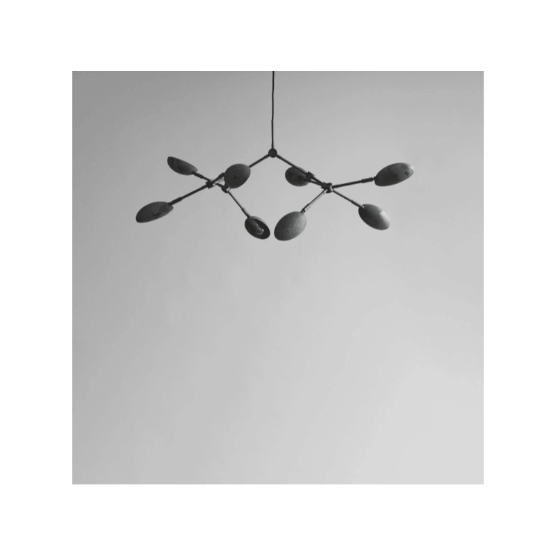 PAKABINAMAS ŠVIESTUVAS 101 COPENHAGEN DROP CHANDELIER L111 OXIDIZED 249032
