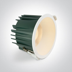 ĮLEIDŽIAMAS LED ŠVIESTUVAS 10118G/W/V 18W CCT BALTAS pigiau