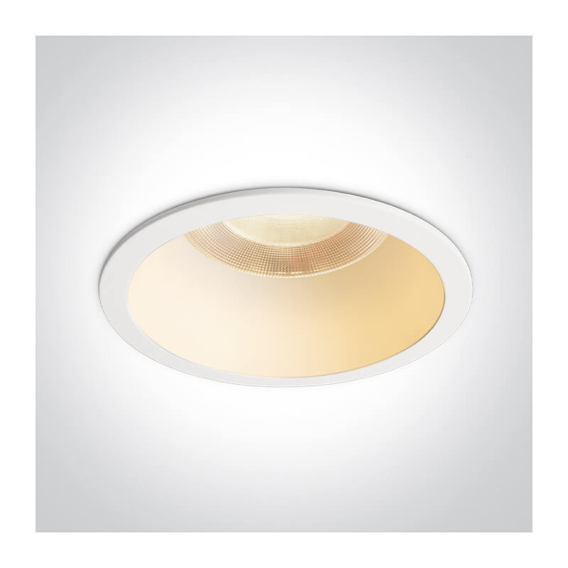 ĮLEIDŽIAMAS LED ŠVIESTUVAS ONE LIGHT 10118G/W/V 18W CCT BALTAS
