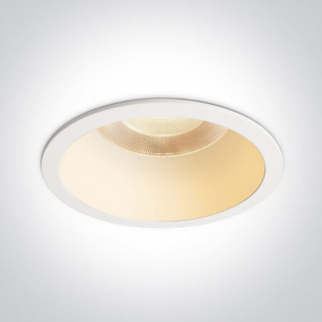 ĮLEIDŽIAMAS LED ŠVIESTUVAS ONE LIGHT 10118G/W/V 18W CCT BALTAS