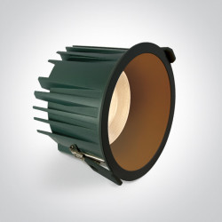 ĮLEIDŽIAMAS LED ŠVIESTUVAS 10118G/B/V 18W CCT JUODAS kaina