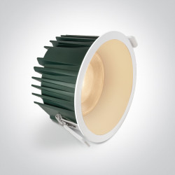 ĮLEIDŽIAMAS LED ŠVIESTUVAS 10125G/W/V 25W CCT BALTAS kaina