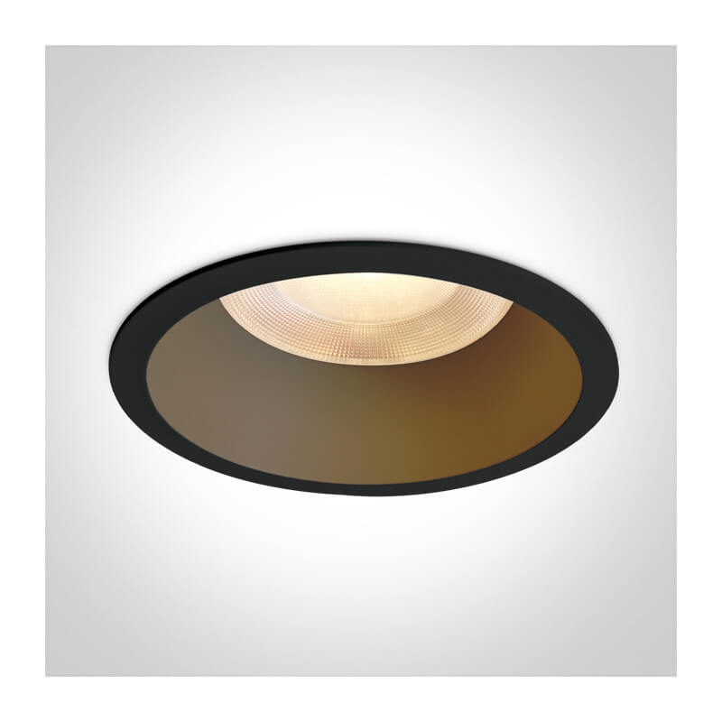 ĮLEIDŽIAMAS LED ŠVIESTUVAS ONE LIGHT 10125G/B/V 25W CCT JUODAS