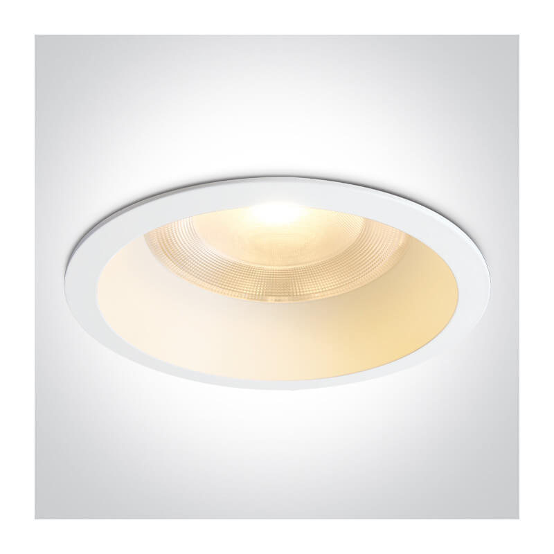 ĮLEIDŽIAMAS LED ŠVIESTUVAS ONE LIGHT 10135G/W/V 35W CCT BALTAS